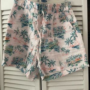 Tommy Bahama Tropical Print Linen Shorts
